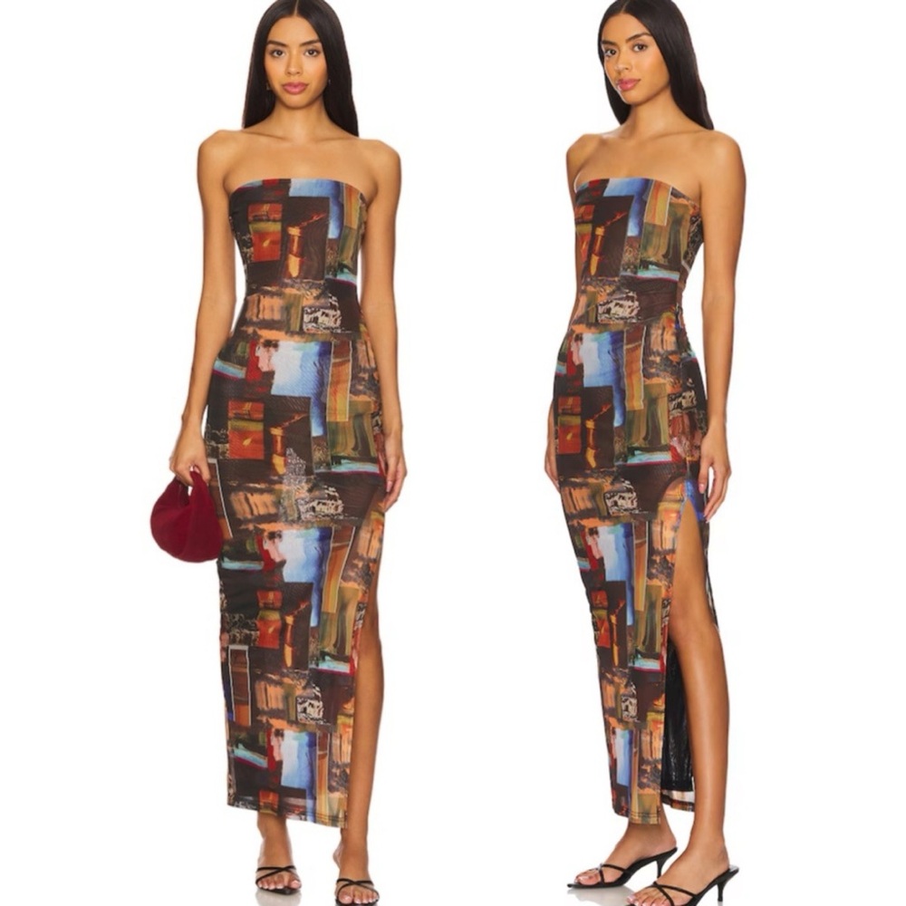 Superdown Estella Maxi Dress in Multi